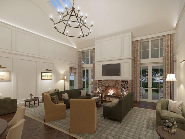 The sitting area of the annex in Portrush's Dunluce Lodge, the Stookan.