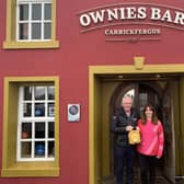 Ownies proprietor Jack Creighton acquired the AED after noticing a lack of a defibrillator in the Joymount area.  Photo: David McClurg