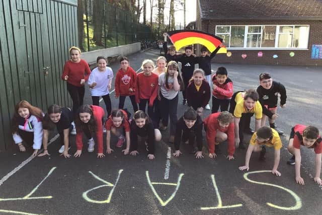 Edenderry PS’s fundraising run was a superb success.