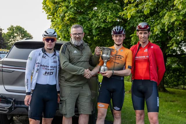 Oisin Ferrity of Caldwell Cycles won the Marty Lynch Memorial Cup.