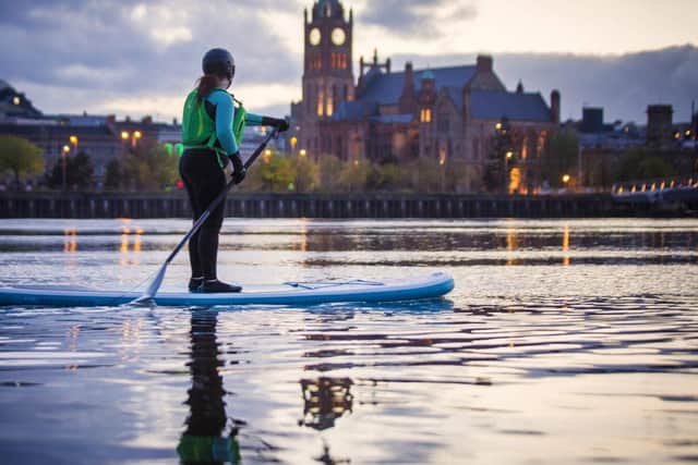 Paddle boarding experience at Far and Wild 