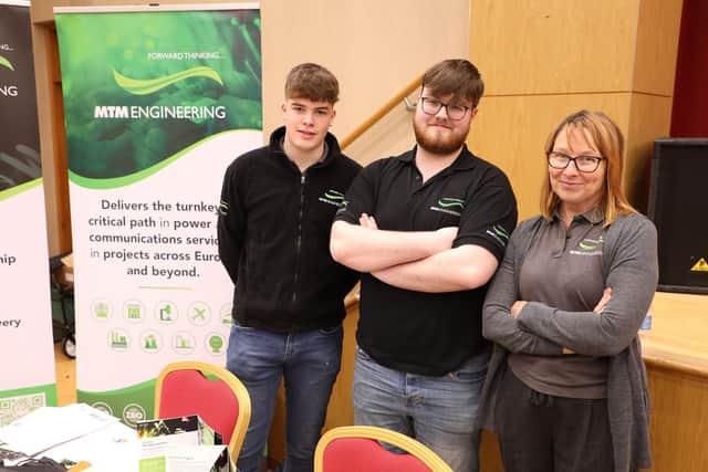 Present at the Craigavon Big Apprenticeship Event were MTM Engineering Ltd seeking to recruit apprentices in Quantity Surveying and Electrical Engineering.