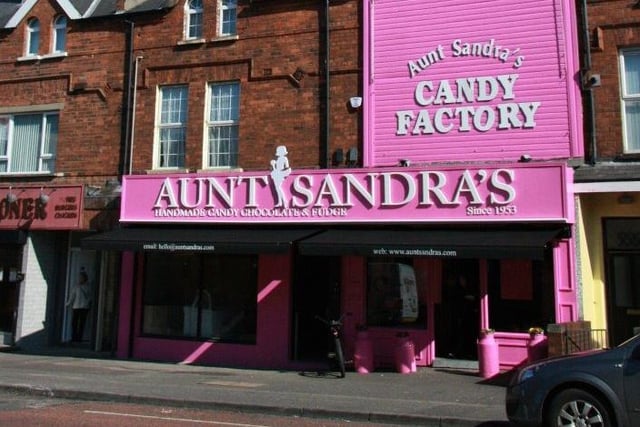 With delicious treats like honeycomb, traditional fudge and chocolate macaroons, it’s no wonder that Aunt Sandra's has been popular since it opened in 1953.
This traditional sweet shop also offers the perfect gift in the form of hampers, ranging from chocolate hampers to old school favourites like bon bons and liquorice, or, for a more hands on experience gift, there are candy demonstrations held every weekend that can be booked online. 
For more information, go to auntsandras.com