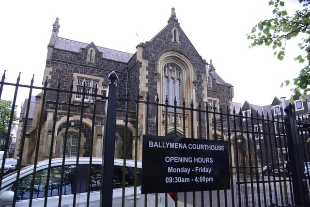 The case was heard at Antrim Magistrates Court, sitting in Ballymena. Photo: Pacemaker