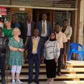 Alderman Yvonne Boyle with Zomba City Council representatives. Credit Alderman Yvonne Boyle