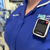 Body-worn cameras are to be trialled by staff at Antrim Area Hospital Emergency Department in a six-month pilot. Credit: Supplied