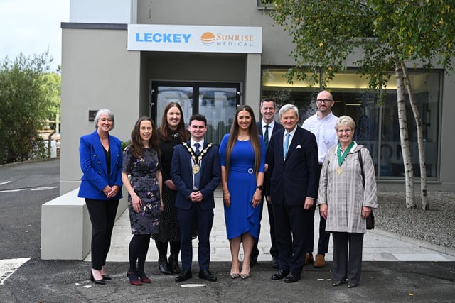 Lagan Valley MP Sorcha Eastwood and Mayor Councillor Kurtis Dickson were amongst those who met the Duke of Edinburgh during his visit to Lisburn