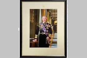 King Charles's official portrait will soon be on display in the mezzanine area of Craigavon Civic Centre, in lieu of the late Queen Elizabeth II. Credit: Royal Household
