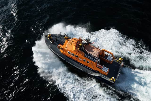 The RNLI has released its rescue figures for 2024, which show the charity came to the aid of 469 people in Northern Ireland last year, 16 of whom were lives saved. CREDIT RNLI