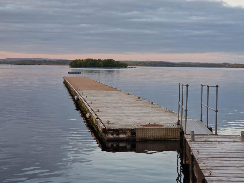 Sharon Rock's favourite view is this one of Lough Erne at Tullybay Lodges in Enniskillen. It looks like a truly relaxing spot.