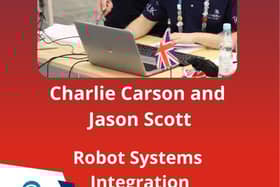 Jason Scott and Charlie Carson, were awarded a Medallion of Excellence at WorldSkills 2024