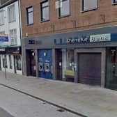 The Danske Bank in Carrickfergus is one of four branches across Northern Ireland to close in June. Picture: Google