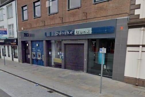 The Danske Bank in Carrickfergus is one of four branches across Northern Ireland to close in June. Picture: Google