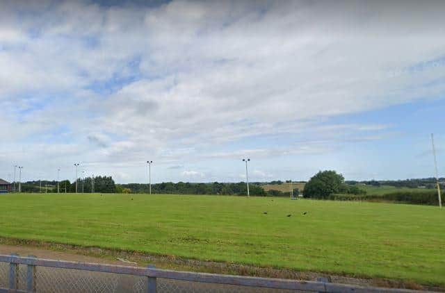 Dromore's ground at Barban Hill. (Pic: Google).