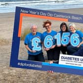 (L-R) Pictured are members of the Coleraine Diabetes Support Group, Alastair Smith, Brenda O’Kane, Judith Woodend and Nikki Picken, with Diabetes UK Northern Ireland Fundraising Manager, Naomi Breen. Credit: Coleraine Diabetes Support Group