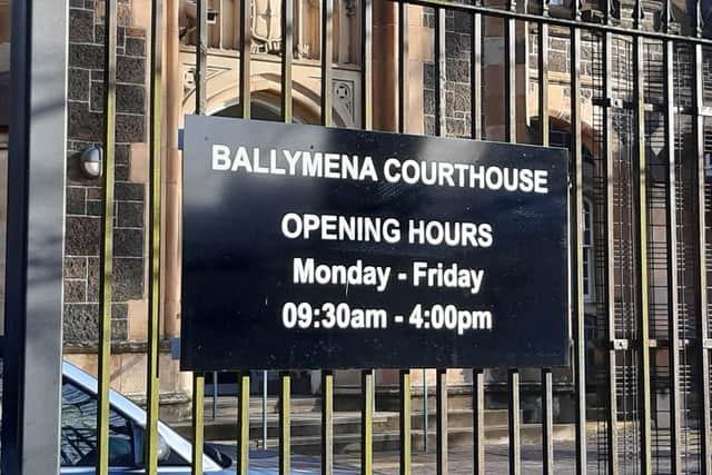 The case was heard at Antrim Magistrates' Court, sitting in Ballymena..