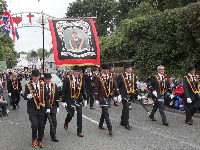 On the march in Scarva.