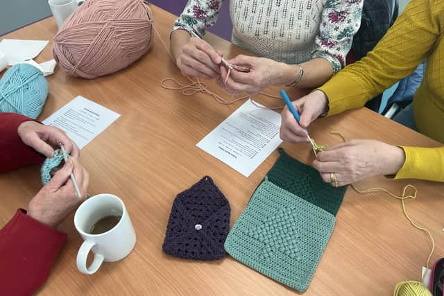 You can learn new skills or take the time to complete an existing project at Crafters Delight, which is held fortnightly in Lurgan YMCA. Pic credit: Contributed