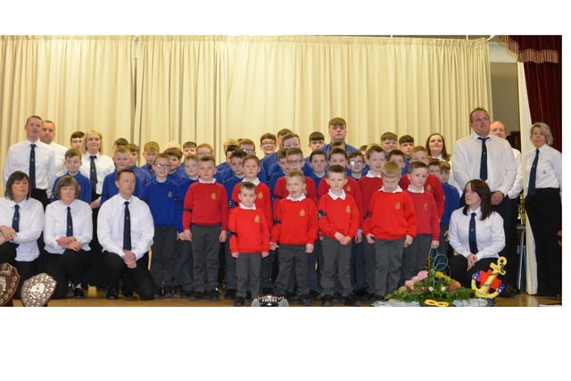 The choir of Finvoy Boys' Brigade