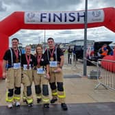 Taking part in the race were Jeanna Robb, Andy Doey, Gary Scott and Cheryl Brownlee.  Photo: Cheryl Brownlee