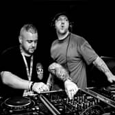 Robbie Bryson and Aaron Andrews performing as Miami House Party. (Photo:  Ellie Cruse).
