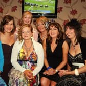 Nicola Taggart, Katelin Wallace, Issy Hemphill, Lorraine Johnston, Jill Taggart and Nicky Butcher pictured enjoying themselves at the Cheltenham Gold Cup day at the Railway Arms, Coleraine in 2010