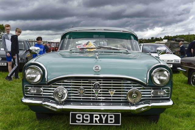 A beautifully preserved Vauxhall from the last century gleaming at the Birches Vintage Car Club annual rally.