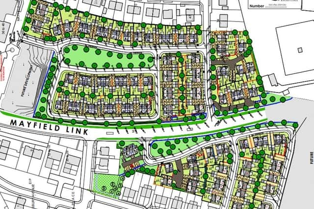 Map of Mayfield area. Image: Antrim and Newtownabbey Borough Council