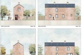 Plans have been submitted to Council for a housing development in Dungiven. The plans show sketches for the Four Person House. Credit: McGirr Architects