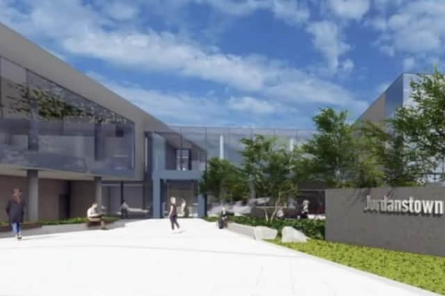 Computer generated images of the proposed new Ulster University extension at Jordanstown. Pic: Antrim and Newtownabbey Borough Council