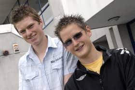 The two top performers at GCSE level from Craigavon Senior High School in 2007, David Vennard, left who received 3A*, 4-As and 1 -B and Matthew Sullivan, who achieved  5 A*,  2 As and 1-C.