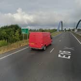 The police-escorted abnormal load will make its way from Nutts Corner to Castlederg. Picture: Google