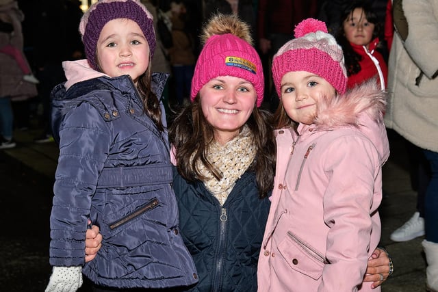 All smiles at the Cookstown Christmas Lights Switch on event