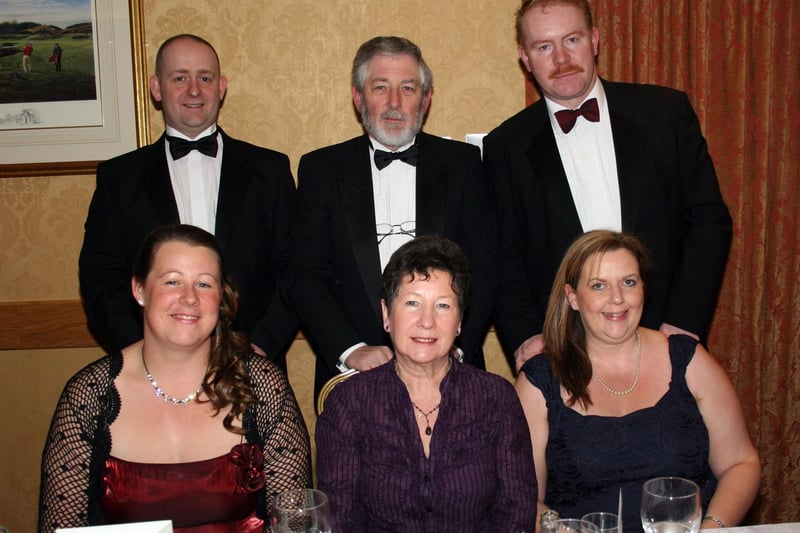 Paul and Caren Robinson, Pauline and Alan Kingham and Catherine and Jim Robinson enjoying the fundraising event in 2007.