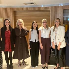 Specialist Award winners, with Marie-Louise Sloan (Director of Children’s Services and Executive Director of Social Work). Pic credit: SEHSCT