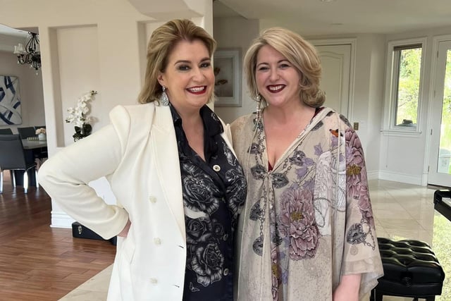 Portadown native and Talent Agent Shelley Lowry have a pre Oscar photo with Mary-Ellen O'Hara wife of Shelley's client Seamus O'Hara who starred in the Oscar winning movie An Irish Goodbye.