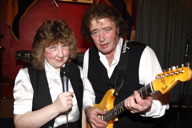 Henry and Bernie who provided the music at the Valentine's Evening in Portrush Royal British Legion in 2009