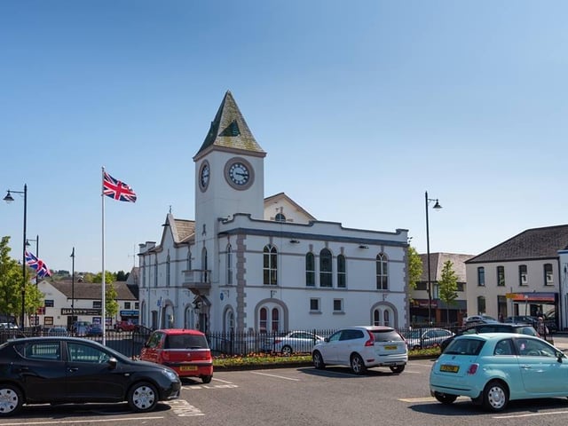 Ballyclare Town Hall is without doubt the main landmark in Ballyclare. A focal point in the centre of The Square, the iconic building has hosted key events throughout the town's history and many blossoming relationships started at the venue's dances.