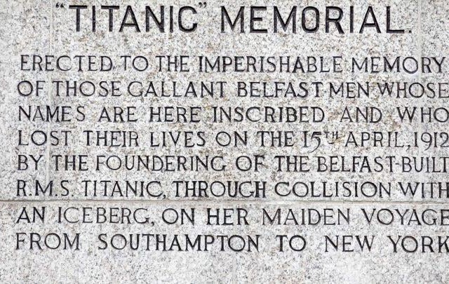 Also situated within the grounds of Belfast City Hall, the Titanic Monument is the last work of sculptor Sir Thomas Brock, built in 1920 and moved to its current position in 1960. Carved in white Carrera marble, it showcases a woman who is believed to be either death or fate, looking down at a pair of sea nymphs holding a drowned sailor in their arms following the ship’s sinking.  For more information, go to belfastcity.gov.uk/city-hall/memorials-and-statues