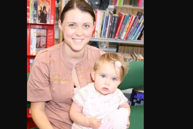 Gillian and Sophie Nevins pictured at Greenisland Library in 2007 for the teddy bears picnic.