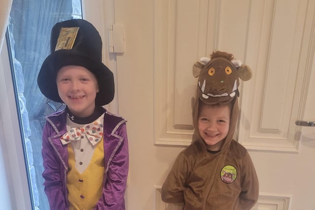 All smiles are Willy Wonka and The Gruffalo.