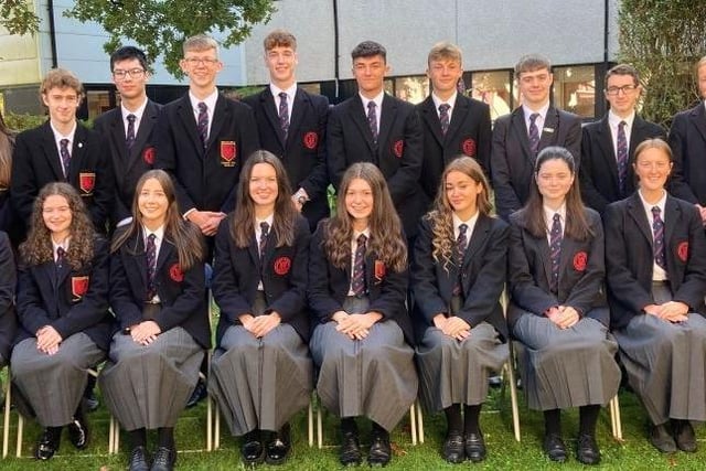Year 12 Form Prize Winners at Ballyclare High.
