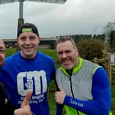 L-R: John Martin, Martin McWilliams and David Lawlor who will be running the Belfast City Marathon in aid of Cuan Mhuire.