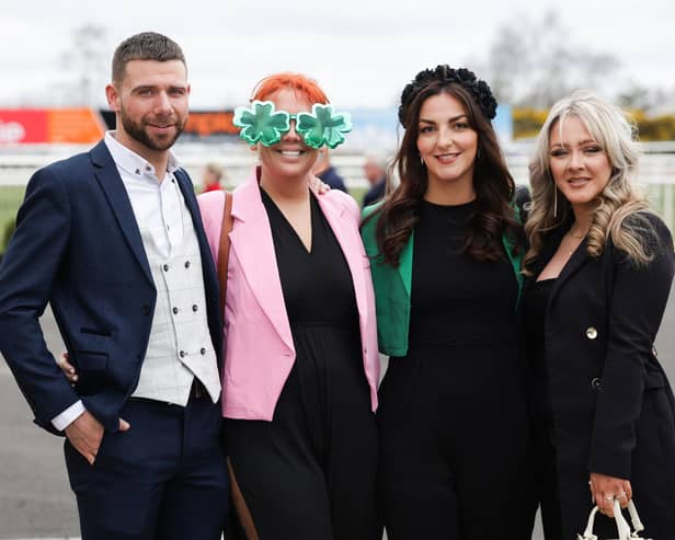 Ray Tosh, Gillian Brown Kerr, Harriet Bell and Rebecca Henry pictured at Down Royal.