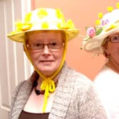 Ballymoney Evergreen Club pictured with their Easter Bonnets - Georgina Wilkinson and Isabel in 2009.