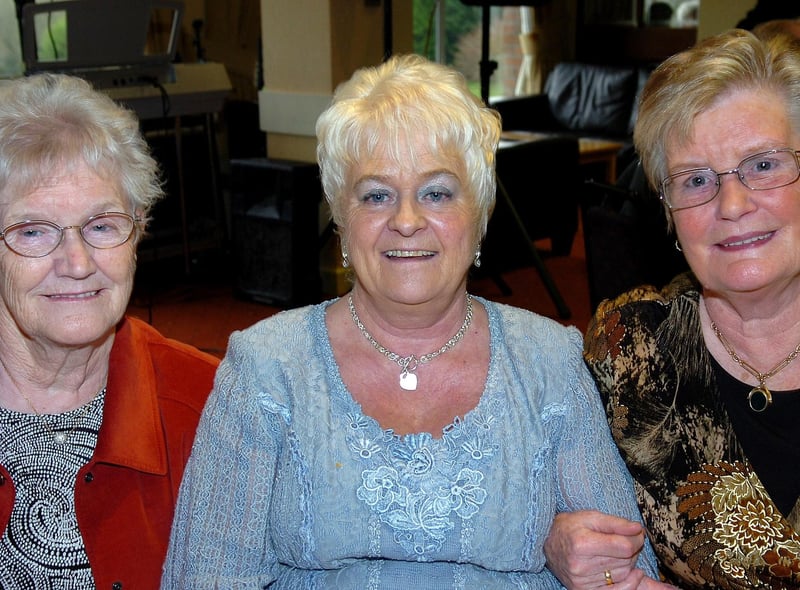 Enjoying the Cookstown Age Concern Christmas dinner.