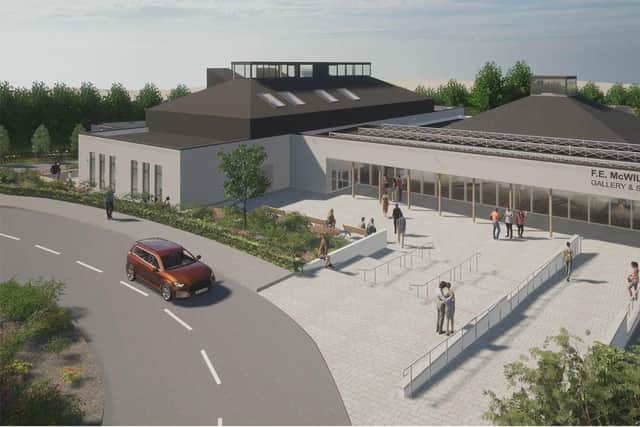 Artist impression of planned expansion of F.E. McWilliam Gallery & Studio