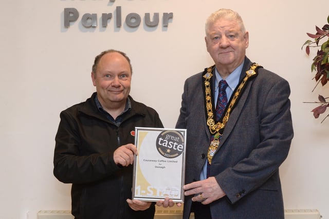 Graham Watts of Causeway Coffee who received a 1-star award for its Oonagh Coffee at the Great Taste Awards.
