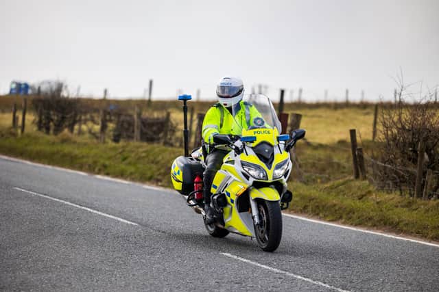 The detection of speed was one element of the Police Service’s work to help keep roads safe in one of the busiest areas of Northern Ireland over Easter. Picture: PSNI