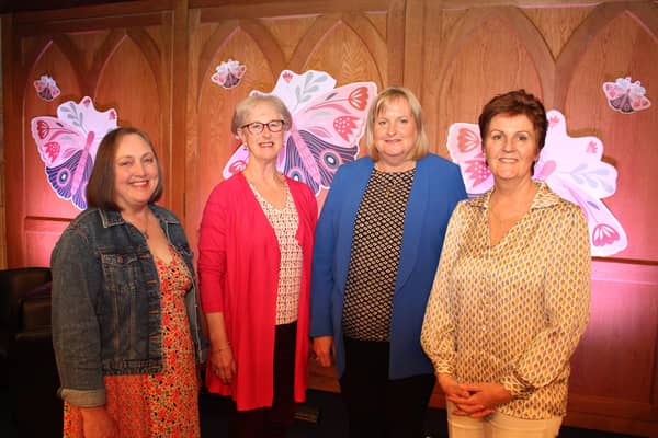 Esther Parker, Ann Wilson, Ali Calvin, Pauline Kennedy at the Presbyterian Women's Annual Conference.